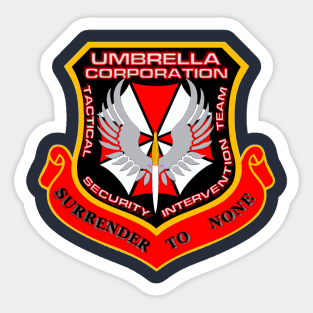 umbrella corps Sticker